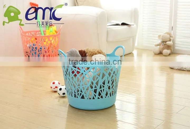 2017 New product rain tree plastic storage basket(with handle)