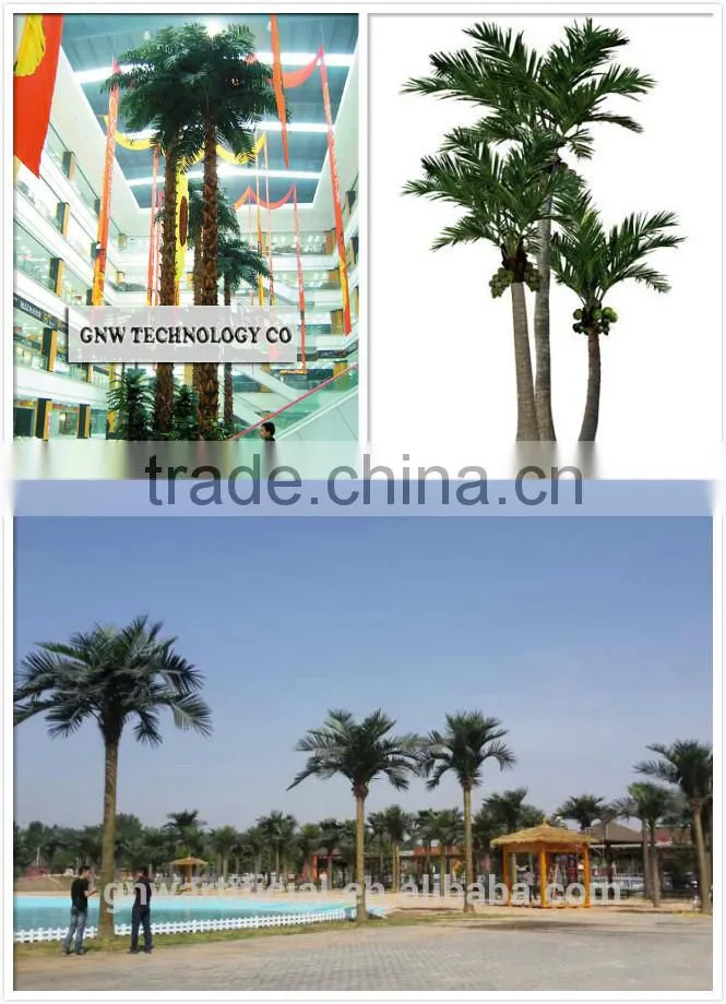 Artificial palm tree for decor 12ft High for Garden Landscaping decoration outdoor artificial plant