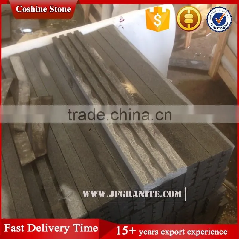 Wave groove design G654 granite for background