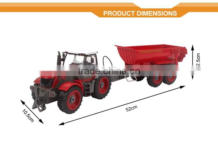 Newest products!1:28 4 Channels R/C farm tractor RC Toys, RC car