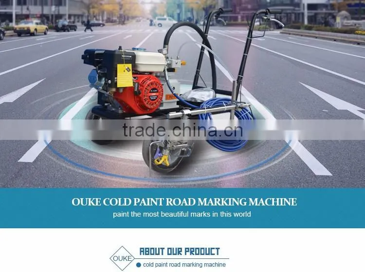 Honda Gasoline Road Line Marking Machine for traffic paints spraying