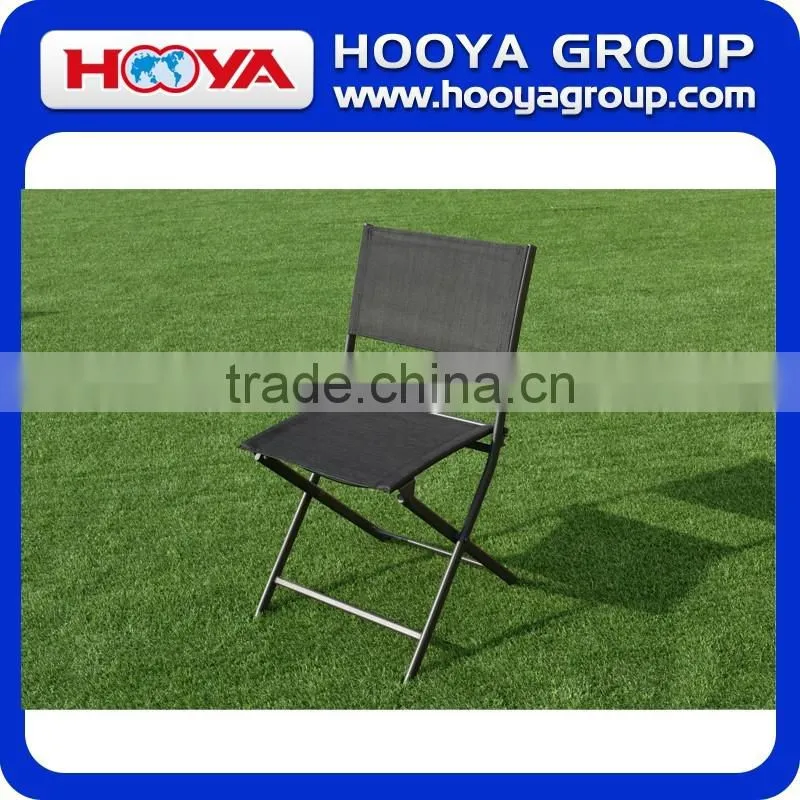 4pcs iron outdoor leisure folding chair,black,53CM*46CM*82CM