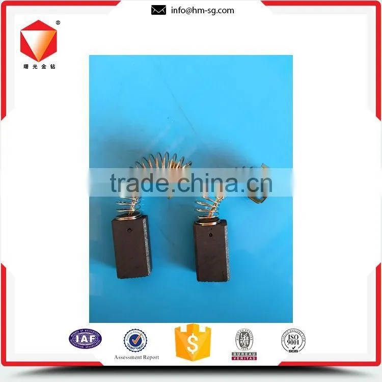 High purity low density little-spark carbon brush for aeg