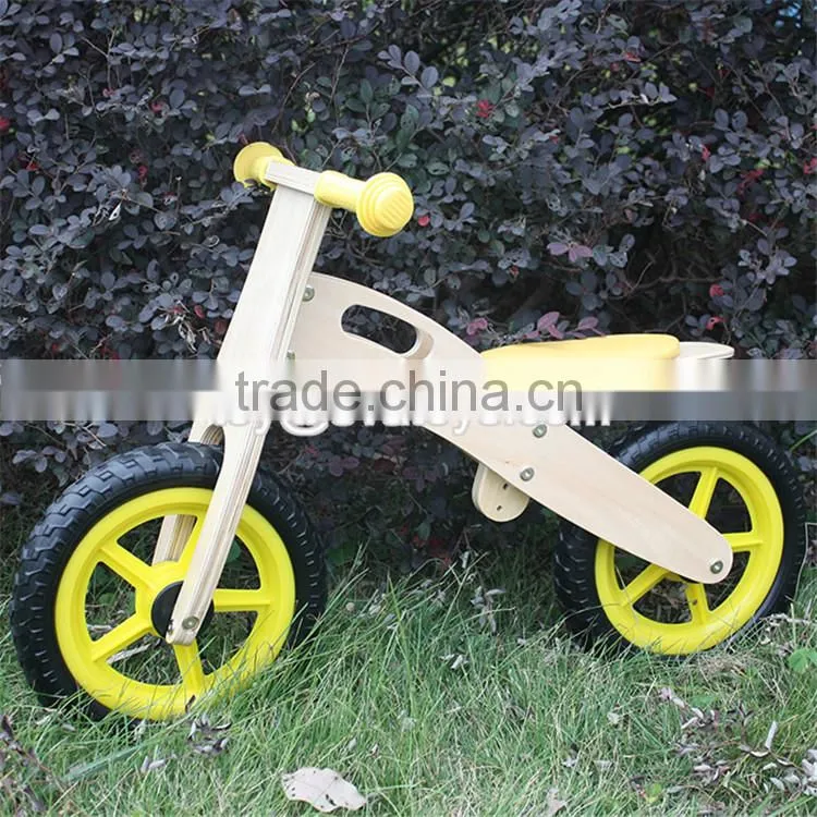 Best design no pedal wooden boys balance bike W16C179-S