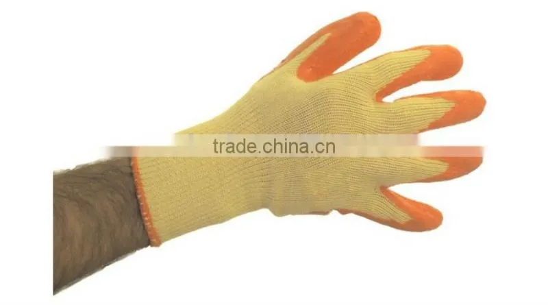 Latex Palm & Fingers Coated Gloves