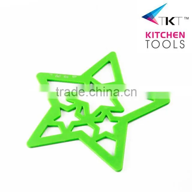Star shape silicone coffee hot water heating cup mat cup holder cup pad