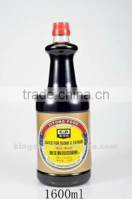 200ml in glass bottle sushi and sashimi soy sauce