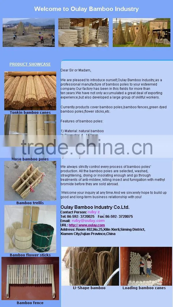 bamboo flowers support trellis for decoration garden