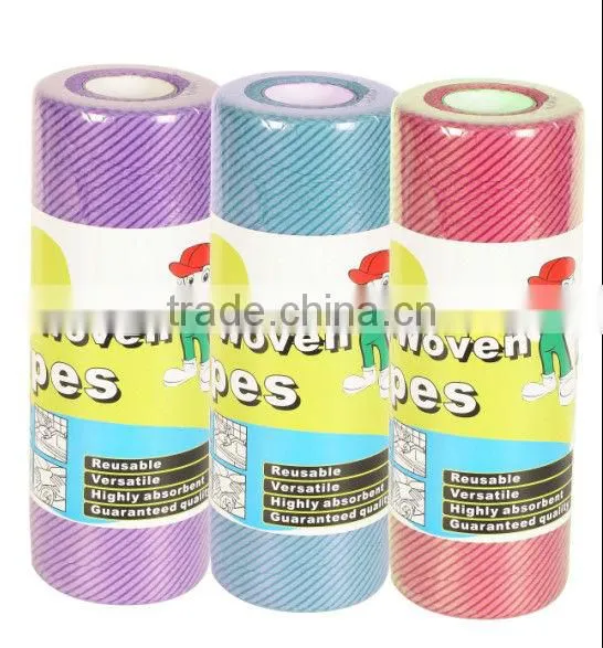 kitchen appliance- nonwoven clean cloths super absorbant yellow cleaning wipes
