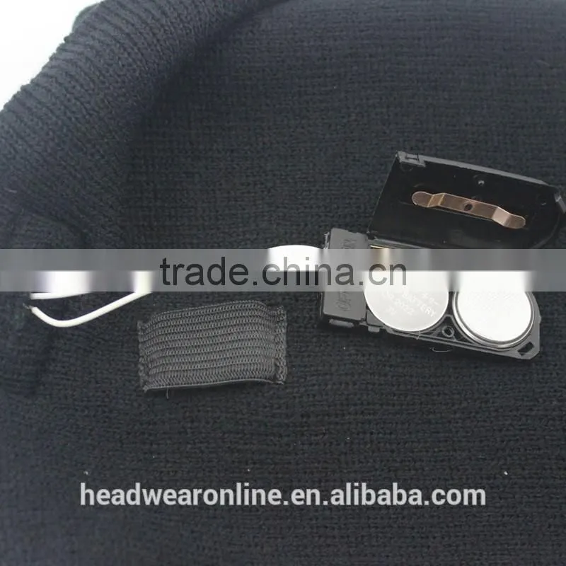 Cap Factory Acrylic Material Led Light Ski Beanie Hats