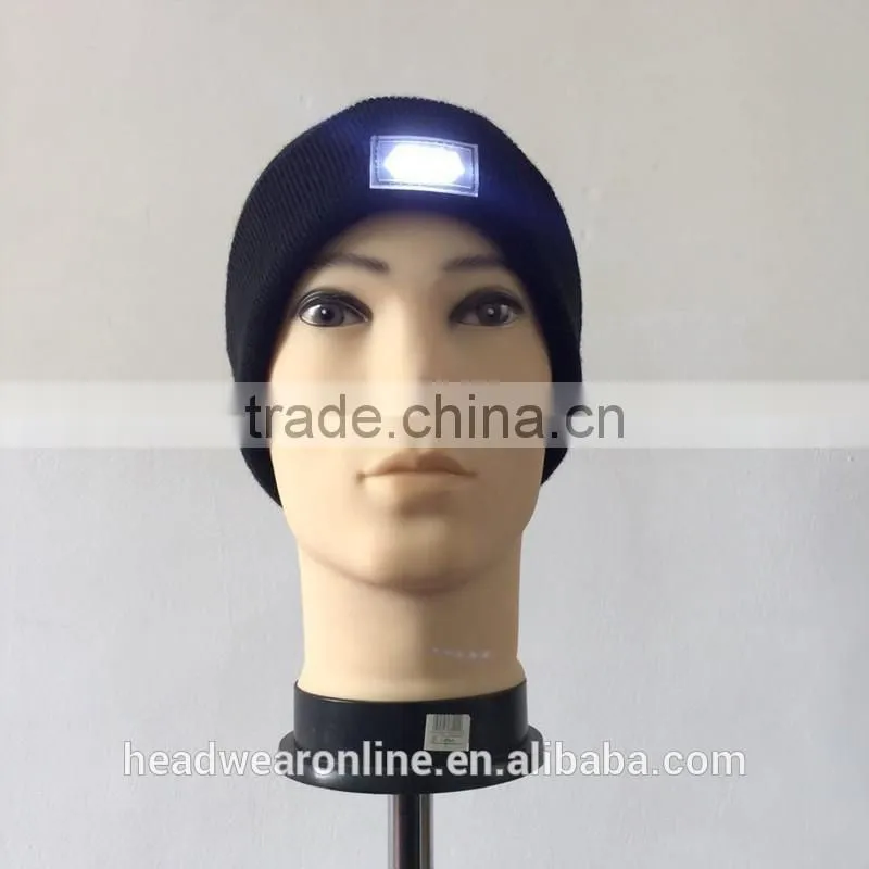 Winter Warm Led Light Beanie Hats Caps Cheap Price