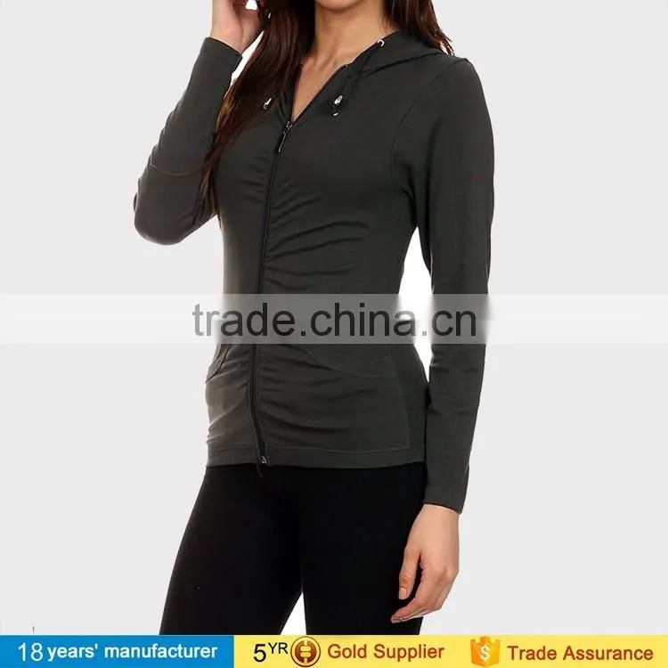 Women Autumn Sweater Thicken Embossed Print Pullovers Zipper Hoodie Moleton Coat