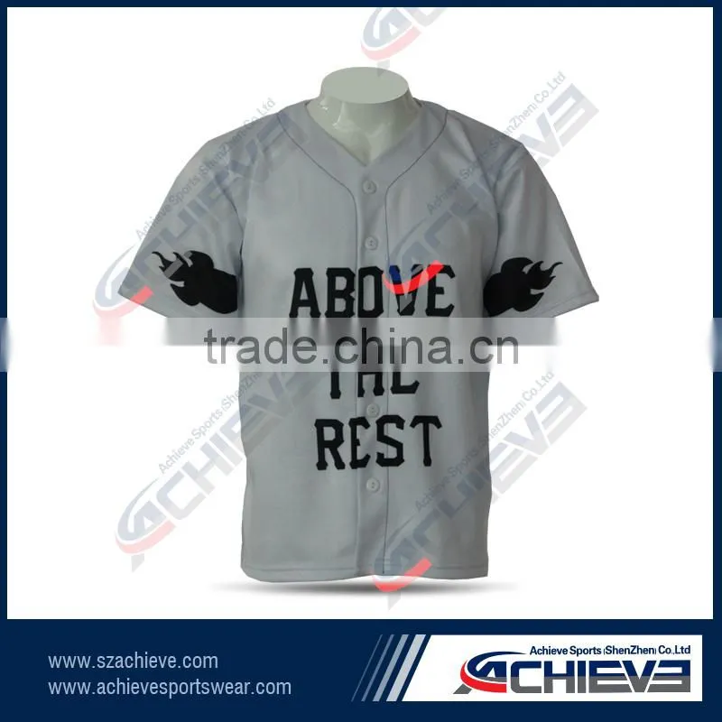 sublimation printing blank dog baseball tee shirts wholesale