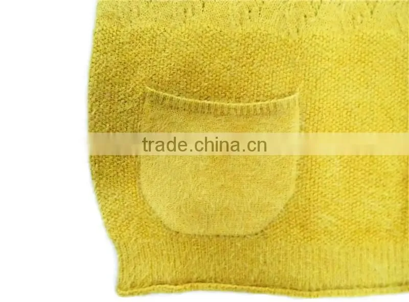 Wool&Acrylic womens knitted sweater pullover