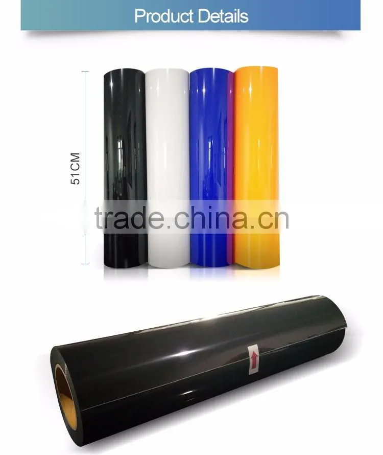 Large in stock 33 colors t-shirts heat transfer vinyl sheets for clothing