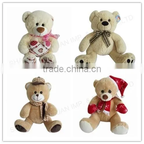 Factory Direct Custom Giant Teddy Bear unstuffed plush toy skin