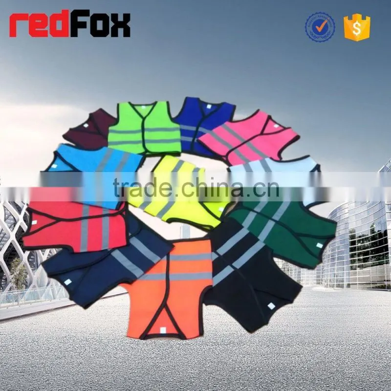 kid polyester reflective safety vest with custom logo