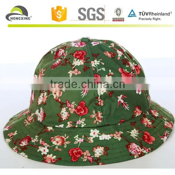 New Bucket Hat Tropical Floral Hawaii Fishing Sun Cap
