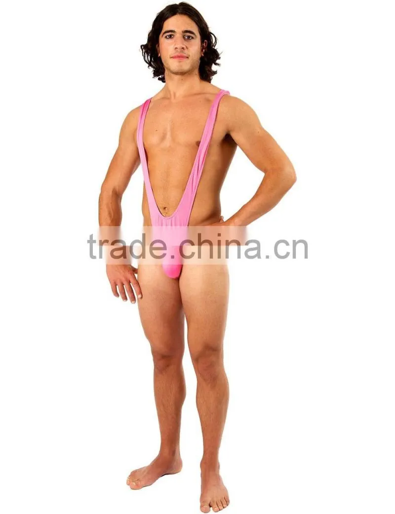 Borat Mankini Thong Swimsuit (Luminous Yellow)