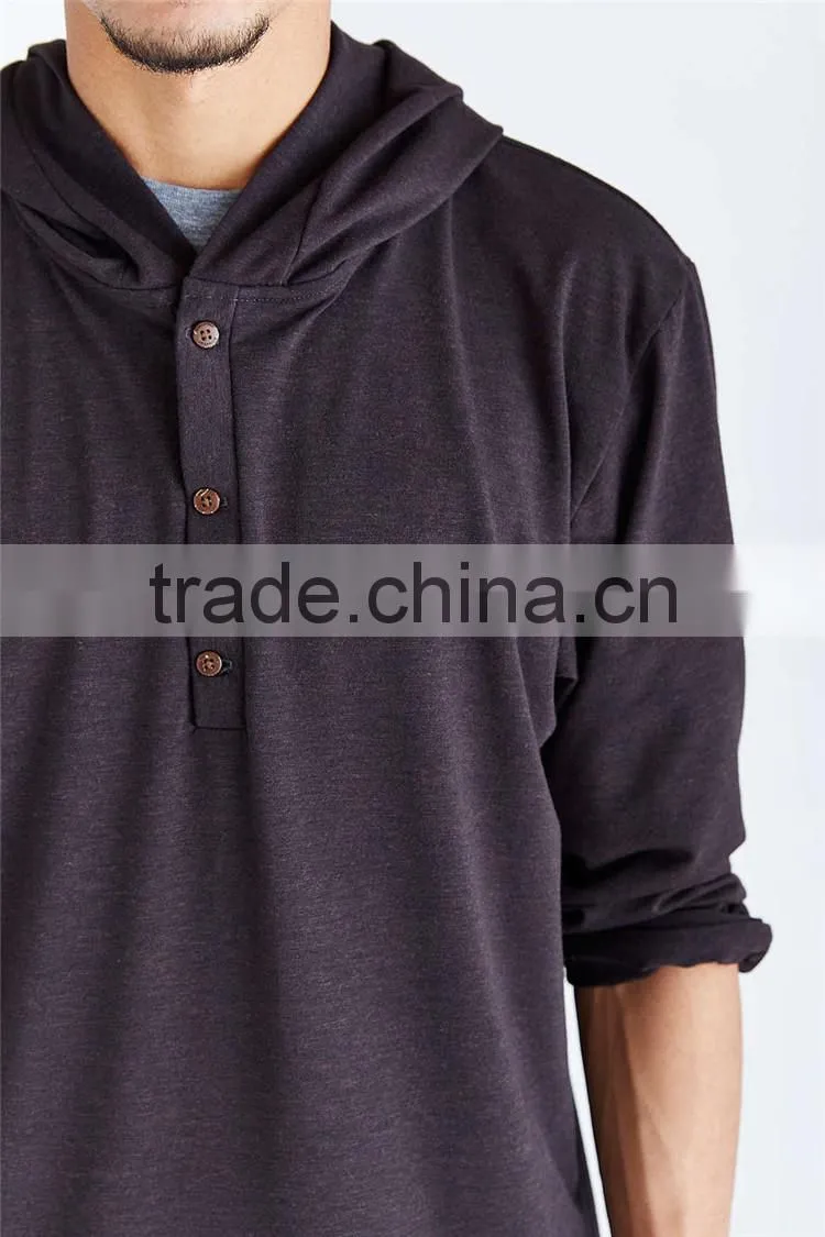 Wholesale thin plain solid pullover hoodies no brand name hoodies