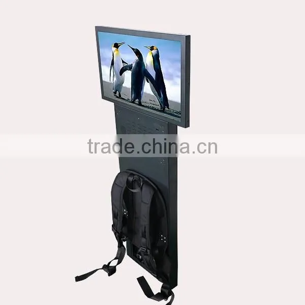 22inch led screen walking billboard advertising player