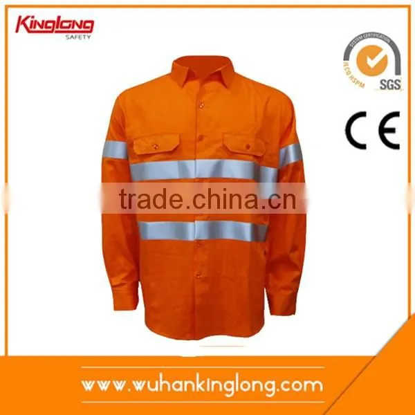 men t shirt whosale china reflective safety polo high visibility button shirts