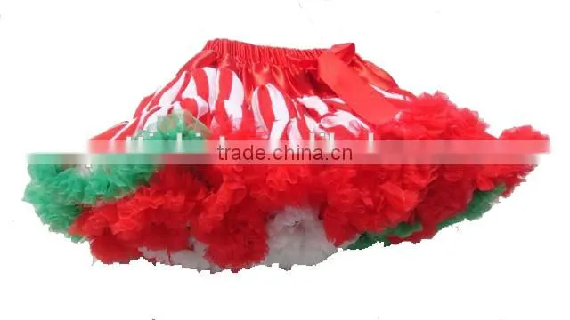 Wholesale girls PettiSkirts elastic waistband skirts Girls chiffon skirts Red polka dot skirt Boutique Fluffy Pettiskirt