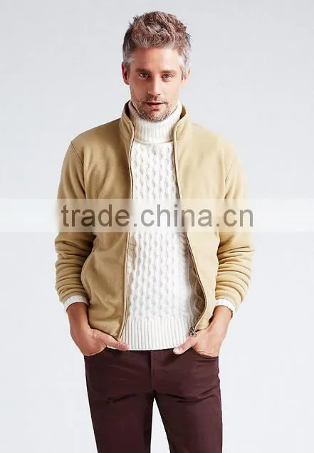 Men's Full zip Jacket Active windproof Men custom Polar fleece jacket wholesale fleece jacket