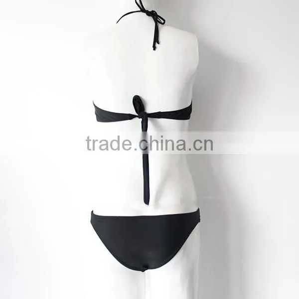 black fashion women swimwear