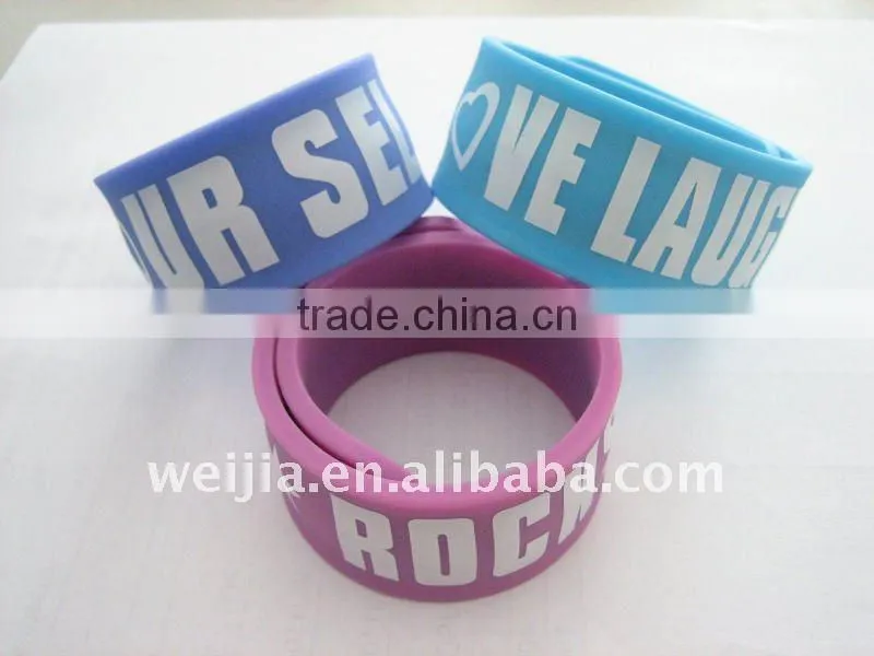 Hot sale customized slap band