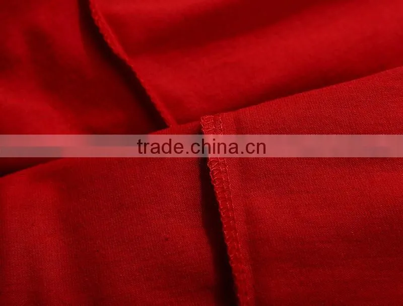 Wholesale Cheap Red Colour Print Couple T- Shirt