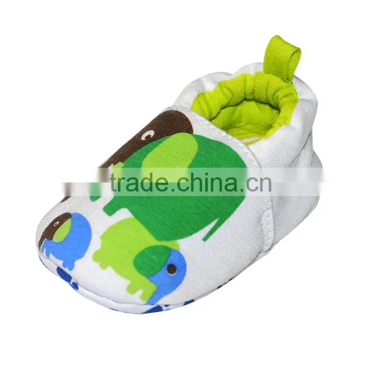 Elephant Printed Cotton Baby footwear