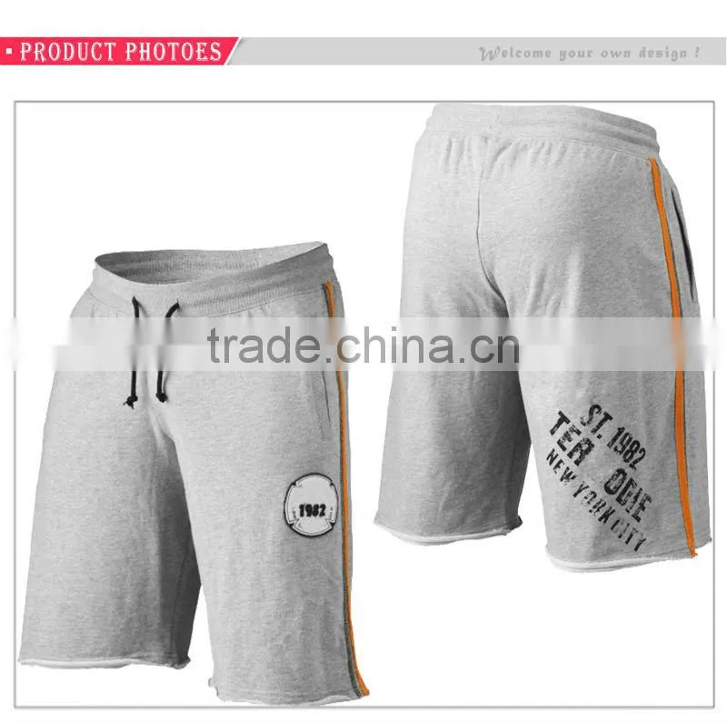 cotton blended crossfit shorts mens sweat shorts