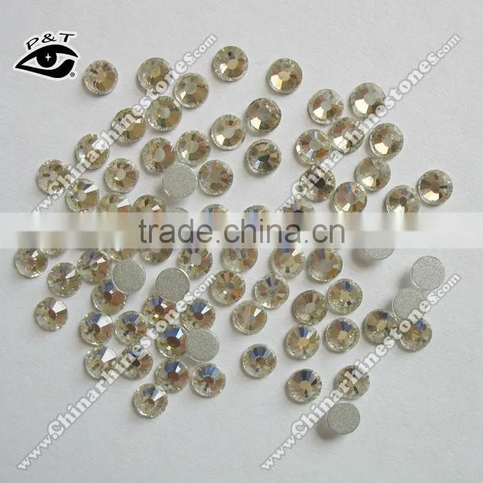 5MM SS20 Crystal clear rhinestone flat back machine cut crystals for dress shoes clothing
