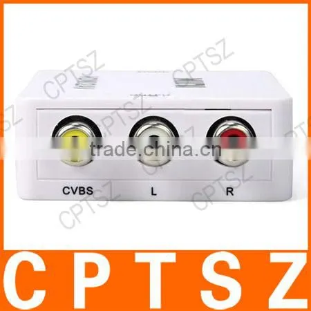HDMI to AV Video Audio Converter - White