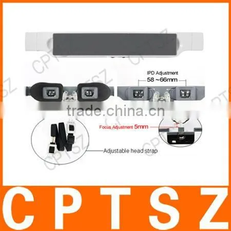NEW Video Glasses,72inch Virtual Screen Mobile Theatre with IPD and Focus adjustment 720P