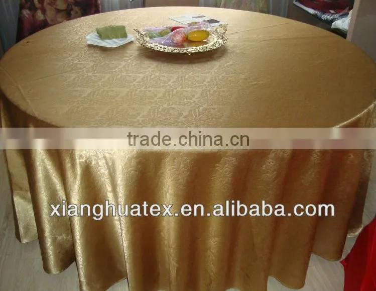 rounded table cover for hotel