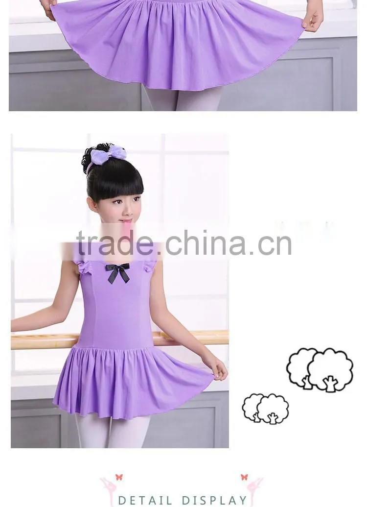 Summer Girls Toddler Ballet Tutu Dress Sleeveless Ballet Dancewear Kids Ballet Practice Leotard