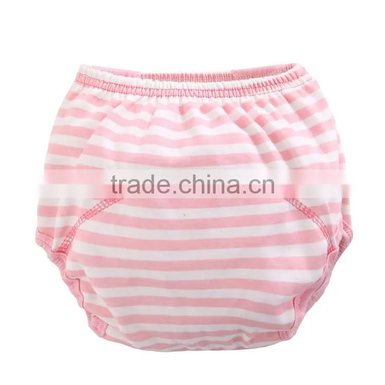 2017 new design animal pattern 3 layers waterproof 100%cotton baby diaper