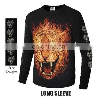 Modern style simple design lady skull rock T-shirt