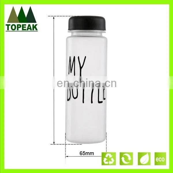New products 2016 fashion BPA free Plastic water bottle Tritan drinking bottle