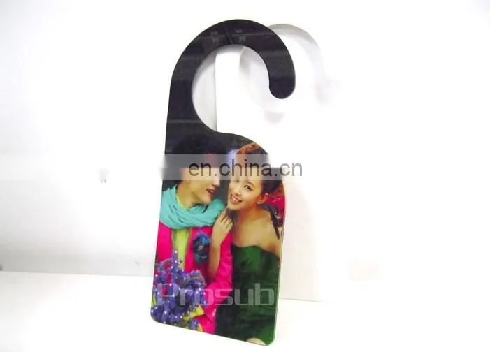 Hot new product for 2015 DIY MDF Door hanger,hotel door hanger
