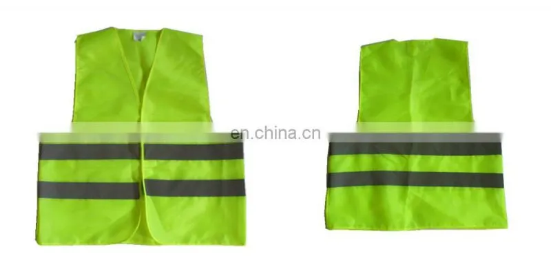 EN20471 Yellow high visibility security safety vest