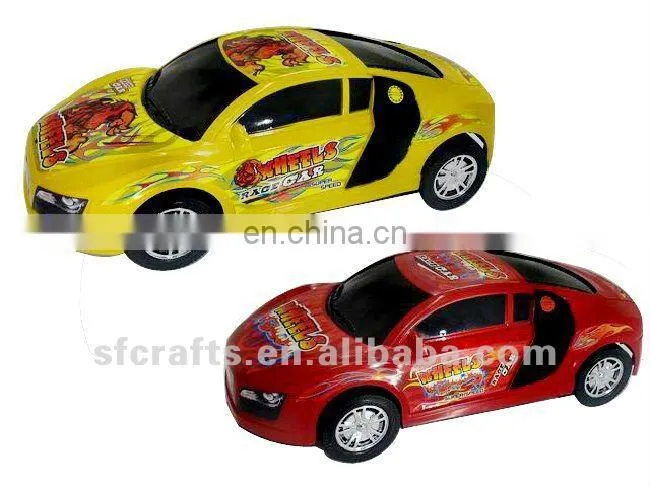 Low price plastic friction toy car