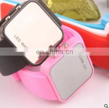 GODBEAD Super Touch Screen Electronics Women Watches Silicone Watch Soft Watchband Square Shape Big Display