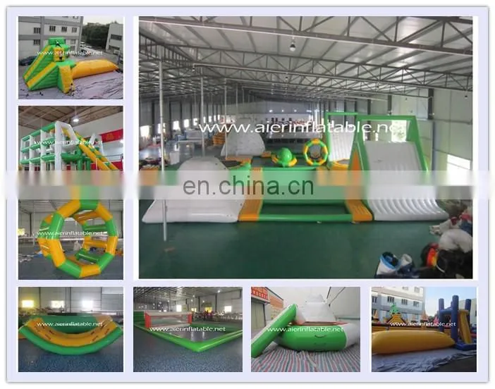 Floating Inflatable water slide inflatable water park games for adults