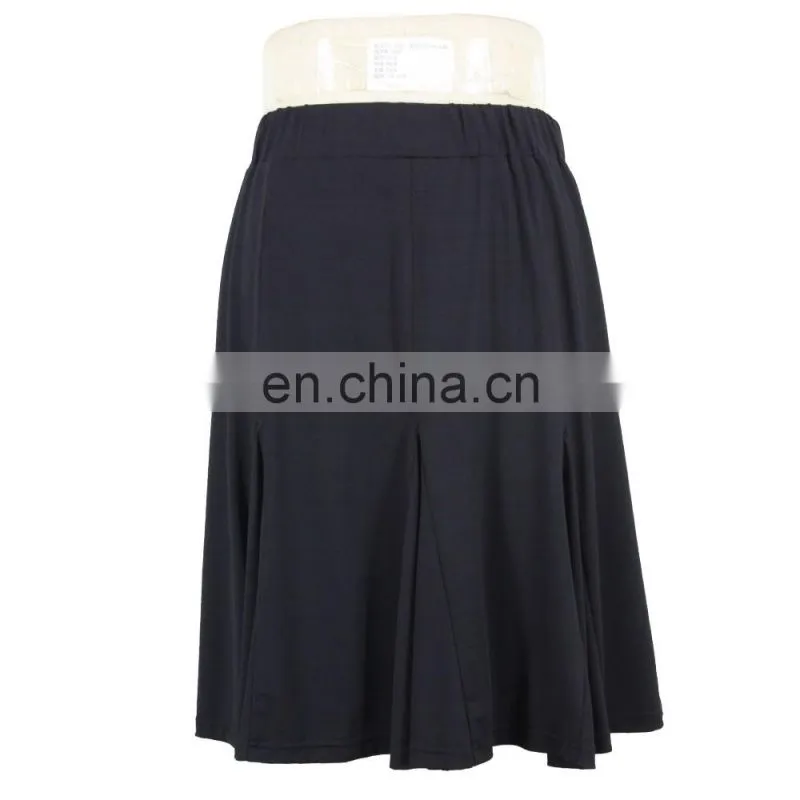 Flare Bottom Viscose Fabric Fat Women Skirt Clothing