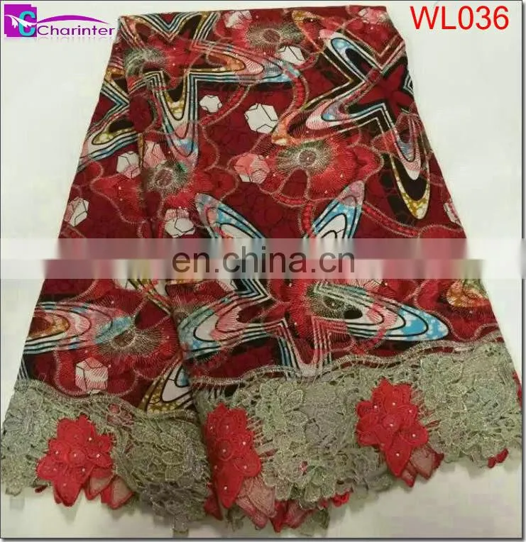 wax print fabric african african wax prints fabric 6 yards wax lace WL035