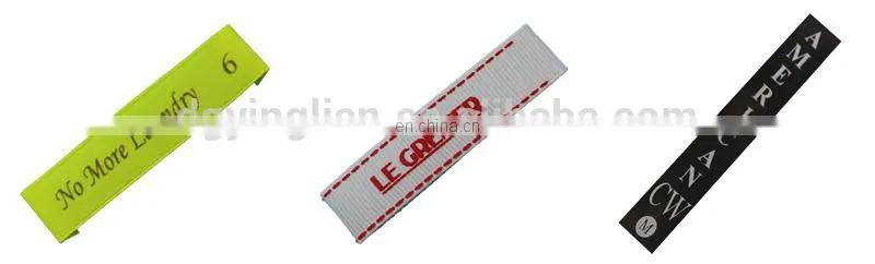 Various color woven clothing label manufacturer