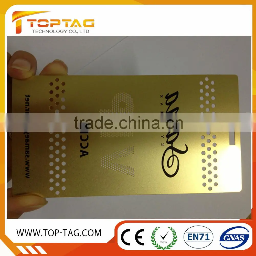 QR code stainless steel business cards/Metal cards (China Manufacturer)
